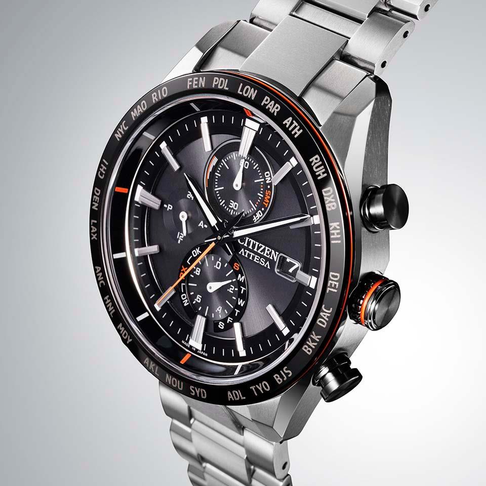 シチズン 腕時計 CITIZEN ATTESA アテッサ ACT Line Eco-Drive エコドライブ ソーラー電波 AT8189-61E メンズ