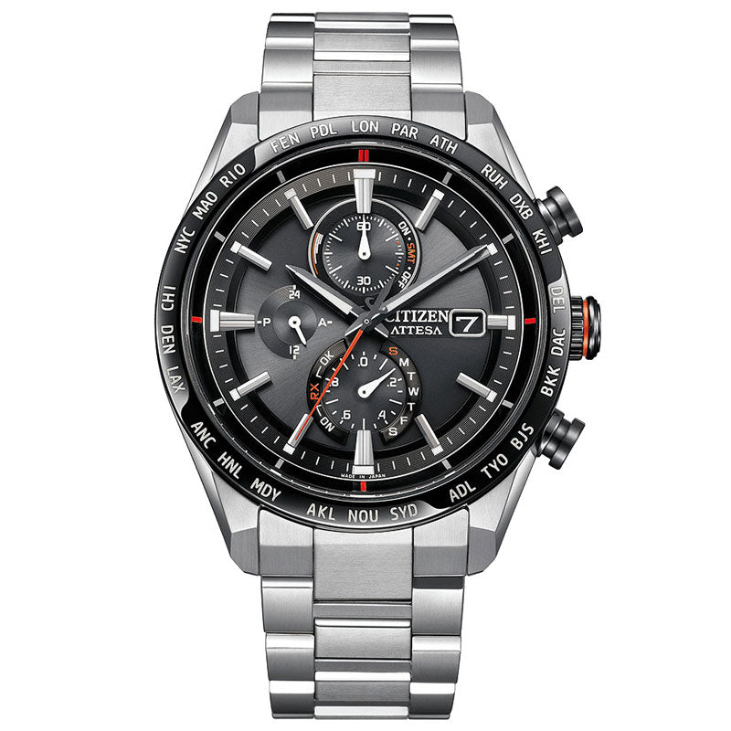 シチズン 腕時計 CITIZEN ATTESA アテッサ ACT Line Eco-Drive エコドライブ ソーラー電波 AT8189-61E メンズ