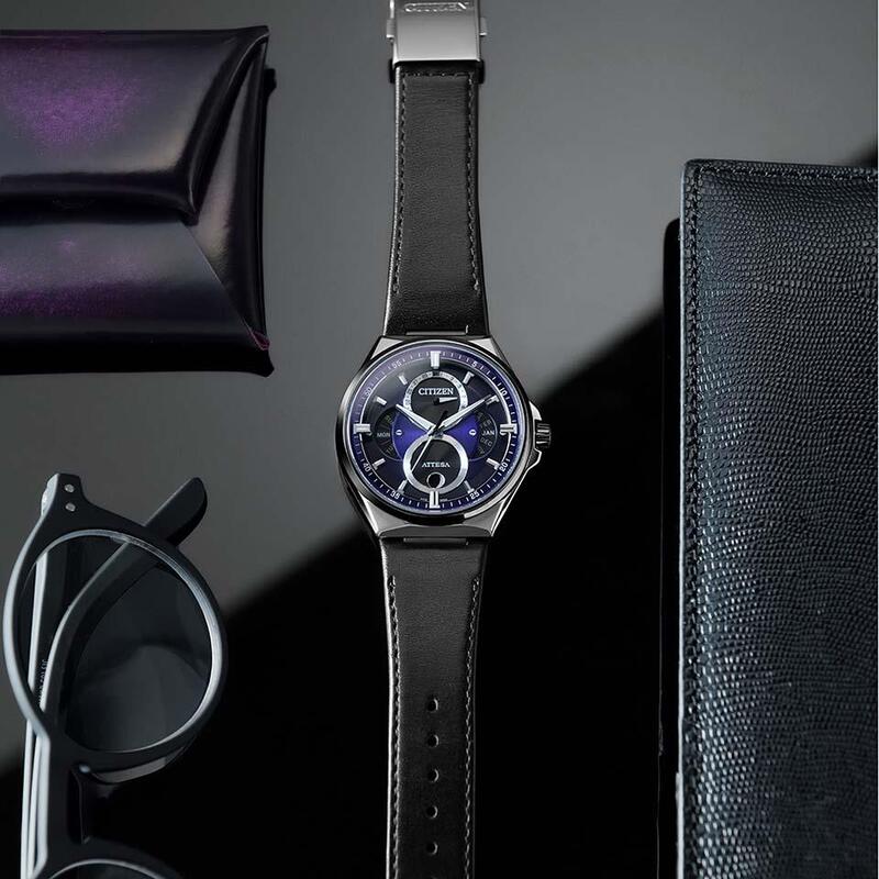 シチズン 腕時計 CITIZEN ATTESA アテッサ ACT Line Eco-Drive エコドライブ トリプルカレンダー ムーンフェイズ BU0066-11W 限定 メンズ
