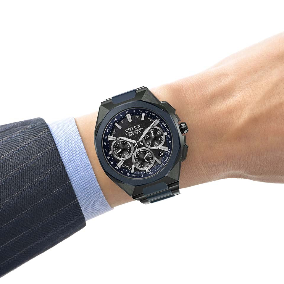 シチズン 腕時計 CITIZEN Blue Universe Collection 限定 ACT Line Eco-Drive エコドライブ GPS衛星電波 CC4106-74E メンズ