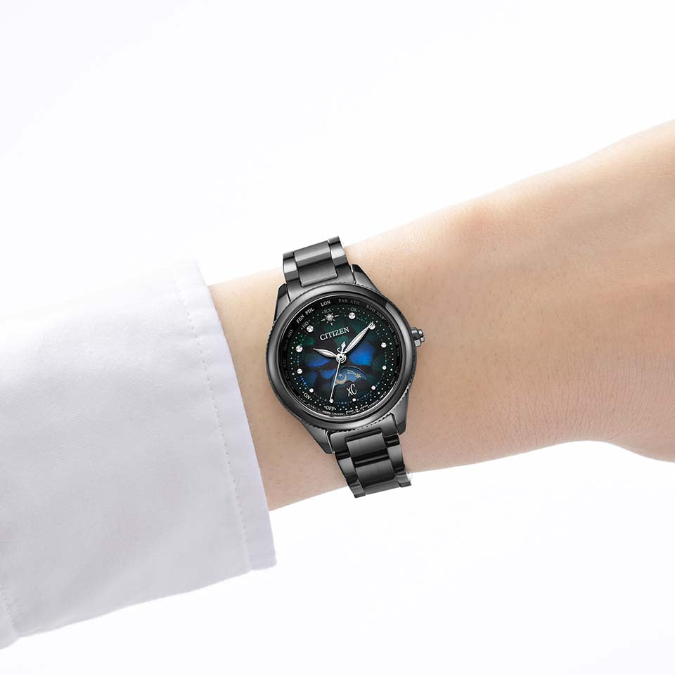 シチズン 腕時計 クロスシー CITIZEN LAYERS of TIME 限定 ティタニアライン daichi collection エコドライブ電波 EE1008-56E