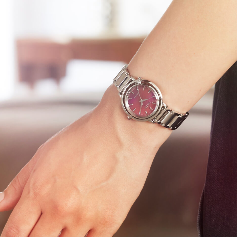 シチズン 腕時計 CITIZEN L エル エコドライブ ARCLY Collection ダイヤモンド入り EM1090-78X レディースウォッチ