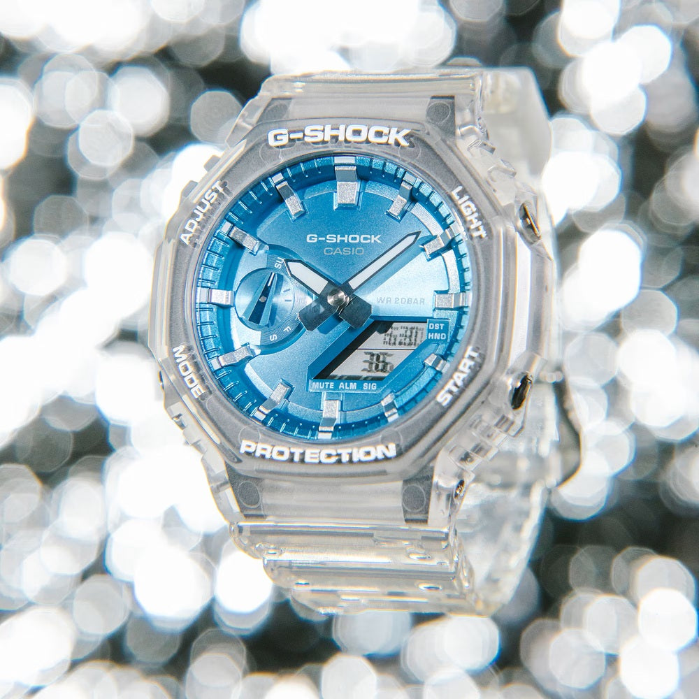G-SHOCK ジーショック 腕時計 デジタルアナログコンビ スケルトン GA-2100BM-7A2JF メンズ 国内正規品