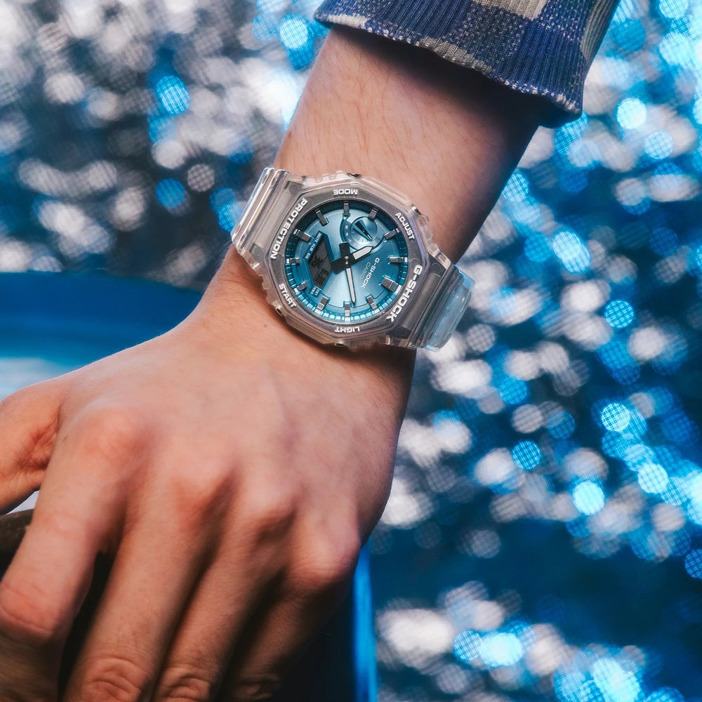 G-SHOCK ジーショック 腕時計 デジタルアナログコンビ スケルトン GA-2100BM-7A2JF メンズ 国内正規品