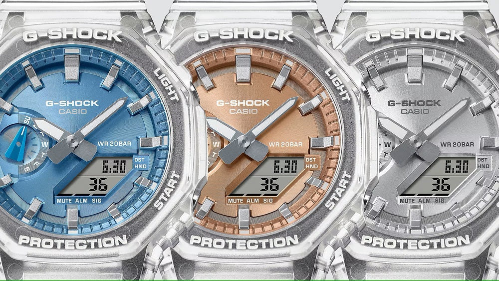 G-SHOCK ジーショック 腕時計 デジタルアナログコンビ スケルトン GA-2100BM-7A5JF メンズ 国内正規品