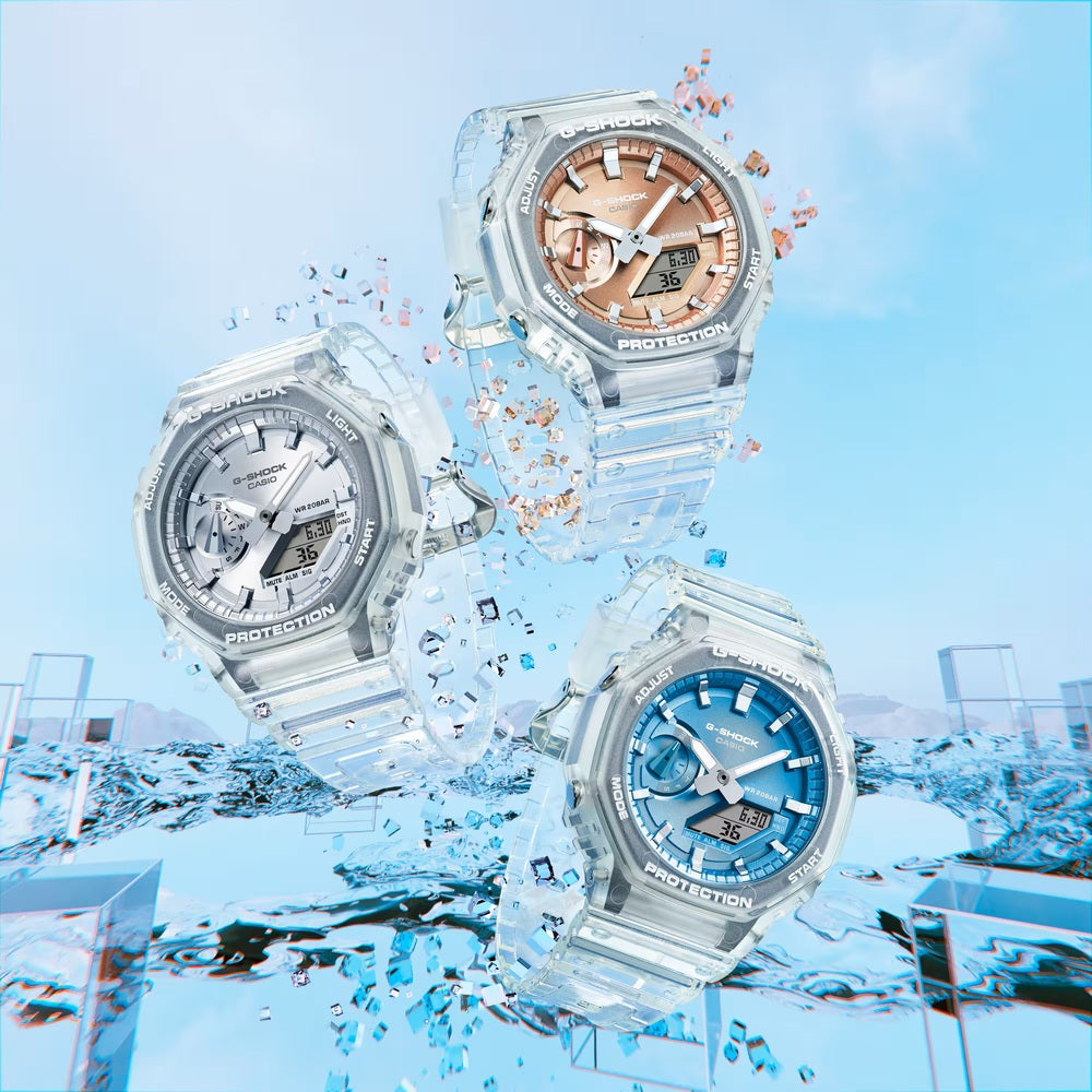 G-SHOCK ジーショック 腕時計 デジタルアナログコンビ スケルトン GA-2100BM-7A5JF メンズ 国内正規品