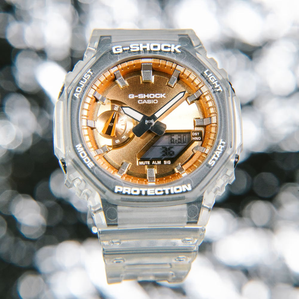 G-SHOCK ジーショック 腕時計 デジタルアナログコンビ スケルトン GA-2100BM-7A5JF メンズ 国内正規品