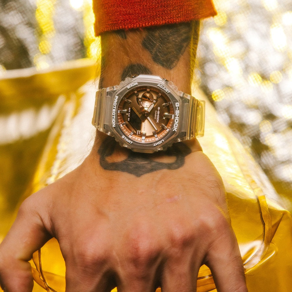 G-SHOCK ジーショック 腕時計 デジタルアナログコンビ スケルトン GA-2100BM-7A5JF メンズ 国内正規品