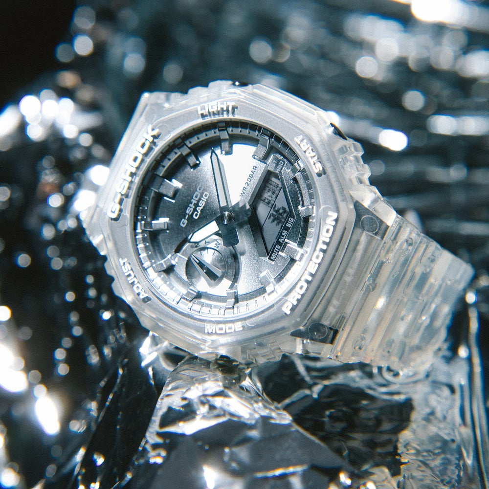 G-SHOCK ジーショック 腕時計 デジタルアナログコンビ スケルトン GA-2100BM-7A8JF メンズ 国内正規品