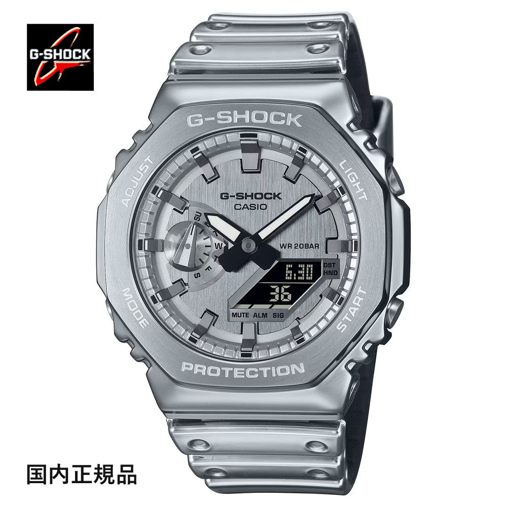 G-SHOCK ジーショック メタルカバード腕時計 アナデジ GM-2100YM-8AJF メンズウォッチ 国内正規品