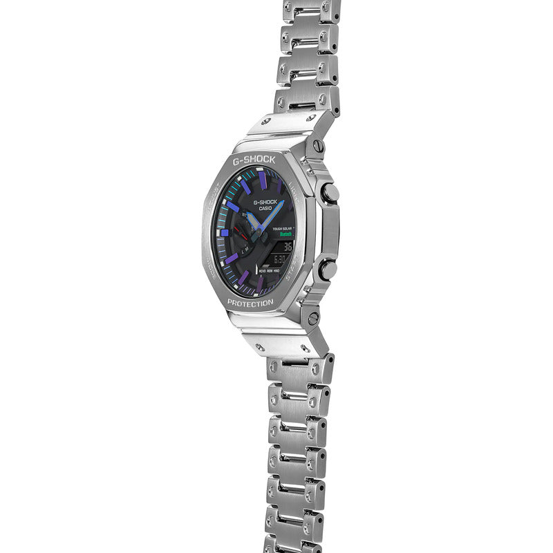 G-SHOCK ジーショック 腕時計 レインボーカラーフルメタルデジアナ ソーラーモバイルリンク GM-B2100PC-1AJF ウォッチ 国内正規品