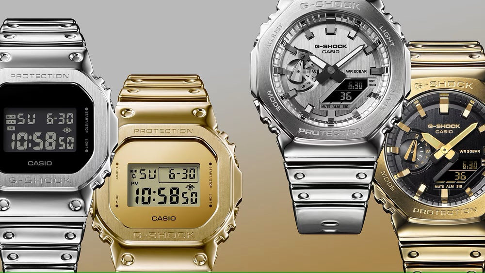 G-SHOCK ジーショック メタルカバード腕時計 GM-5600YM-8JF メンズウォッチ 国内正規品