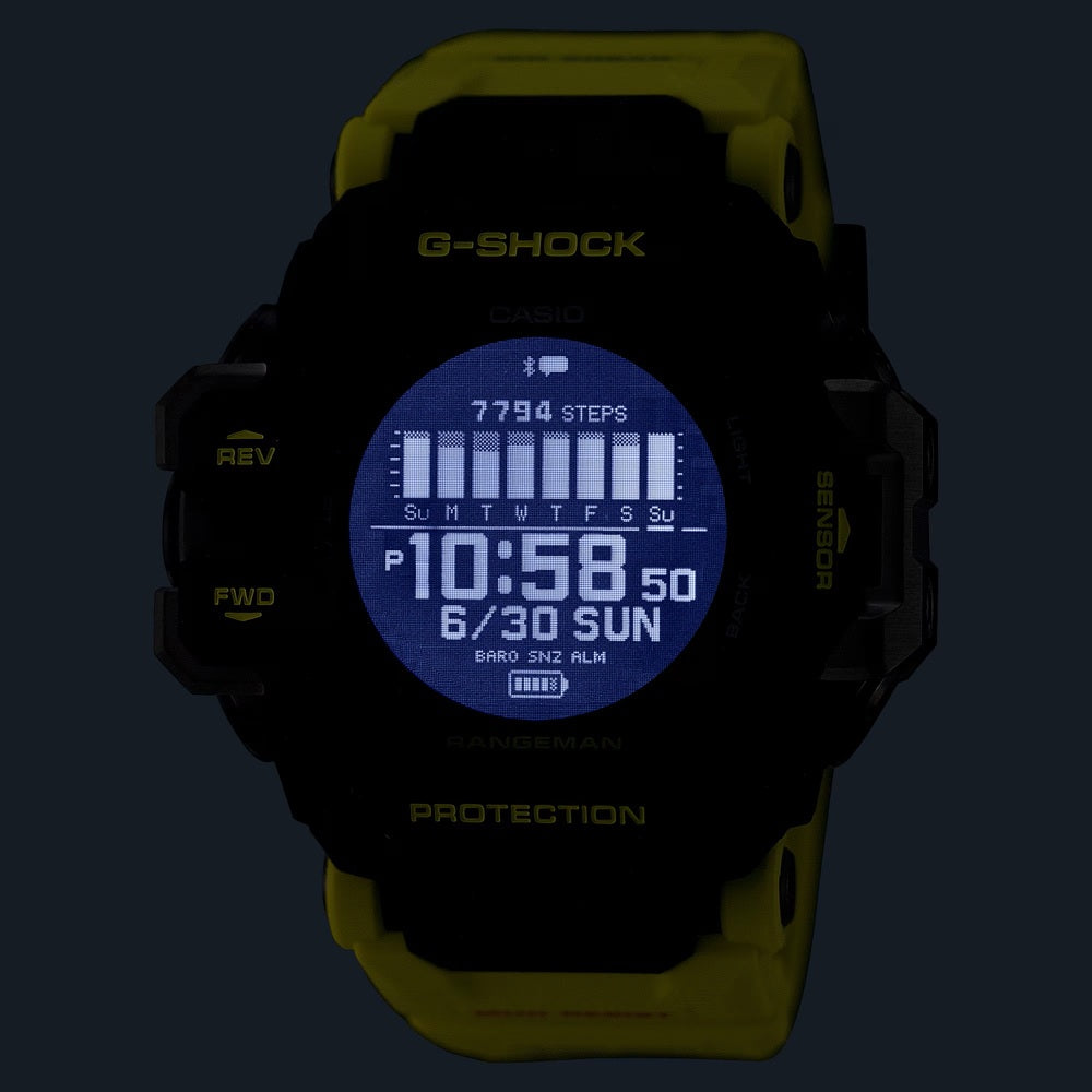 G-SHOCK ジーショック 腕時計 RANGEMAN レンジマン ソーラーアシスト GPSナビゲーション Bluetooth GPR-H1000RY-1A9JR 国内正規品 メンズ