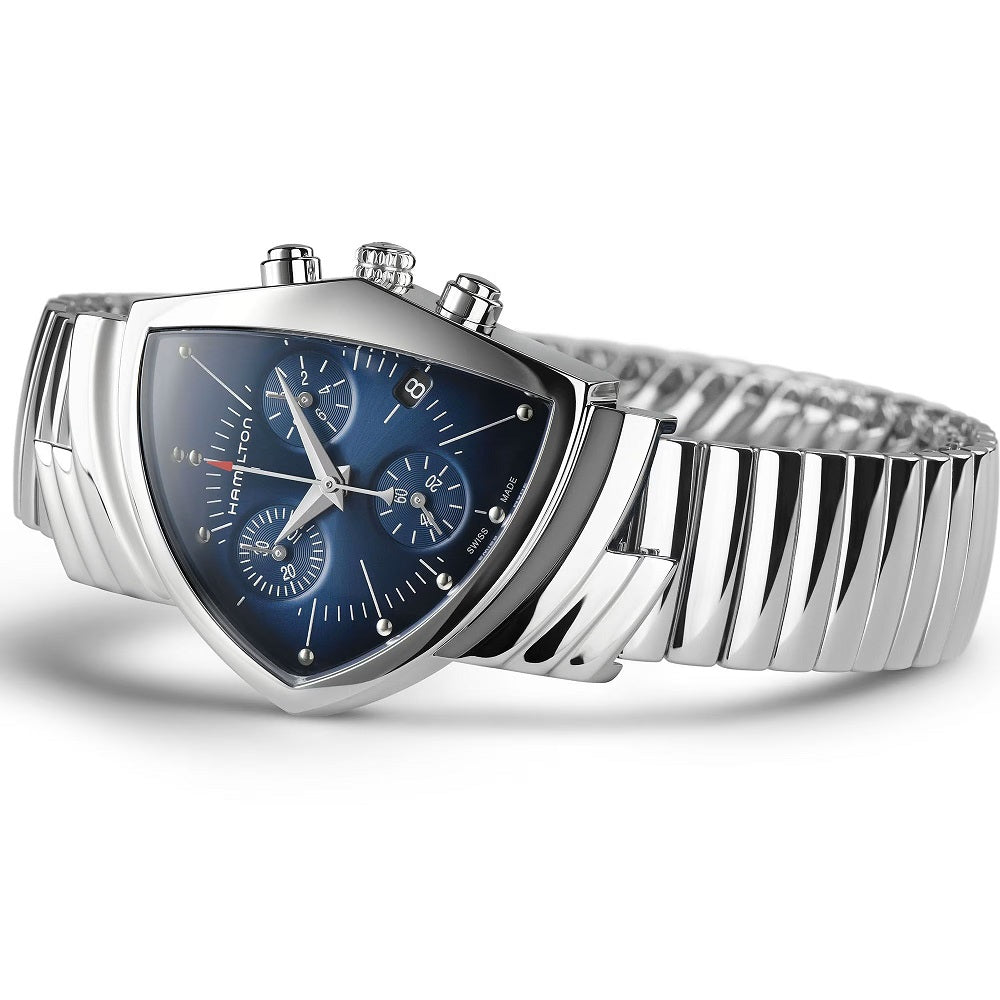 ハミルトン 腕時計 ベンチュラ クロノ HAMILTON Ventura Classic Quartz フレックスブレスレットクォーツ H24432141 国内正規品メンズ