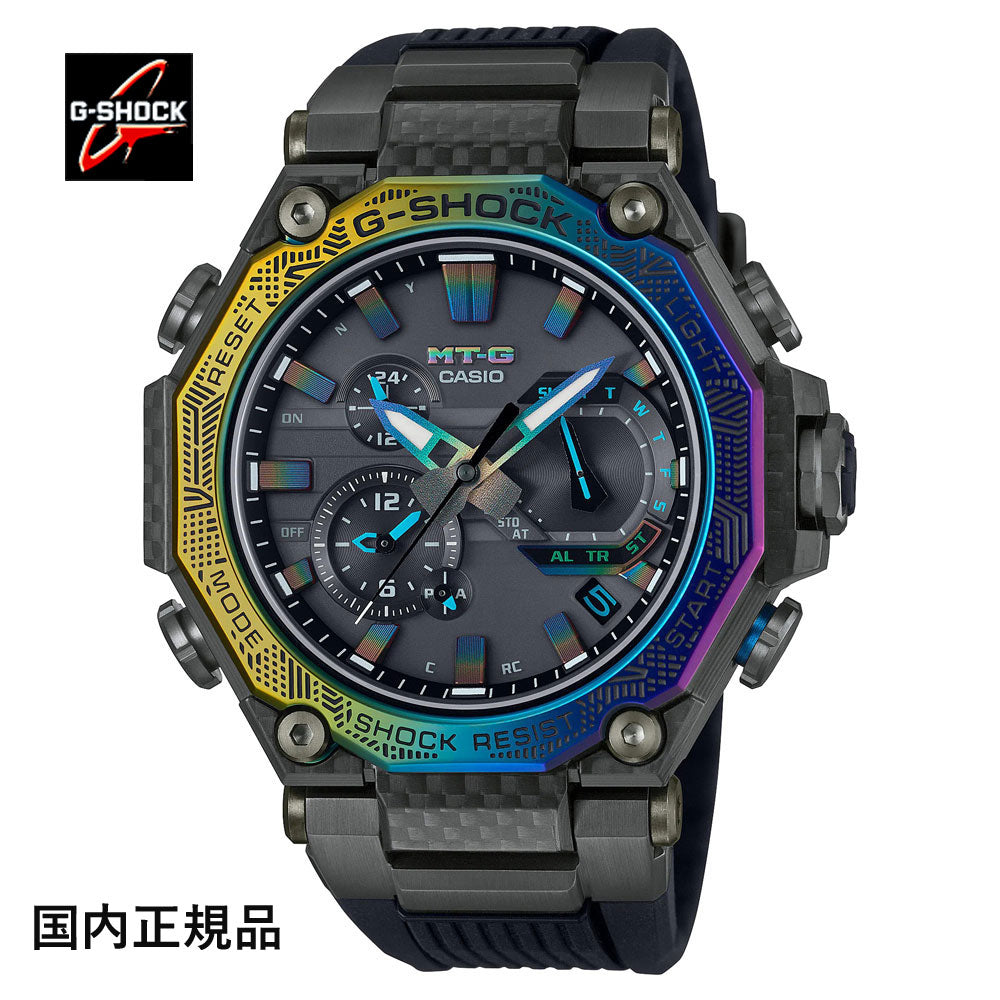 G-SHOCK ジーショック 腕時計 スマートフォンリンク電波ソーラー限定 カーボン積層フレーム MTG-B2000YR-1AJR メンズ 国内正規品