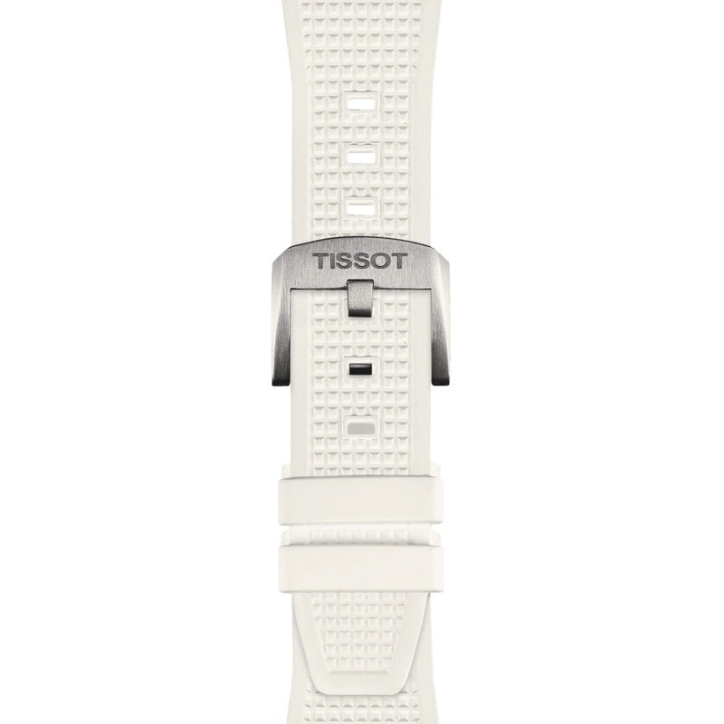 ティソ 腕時計 TISSOT PRX ピーアールエックスクォーツ ホワイト文字盤 ラバーバンド T1374101701100 国内正規品