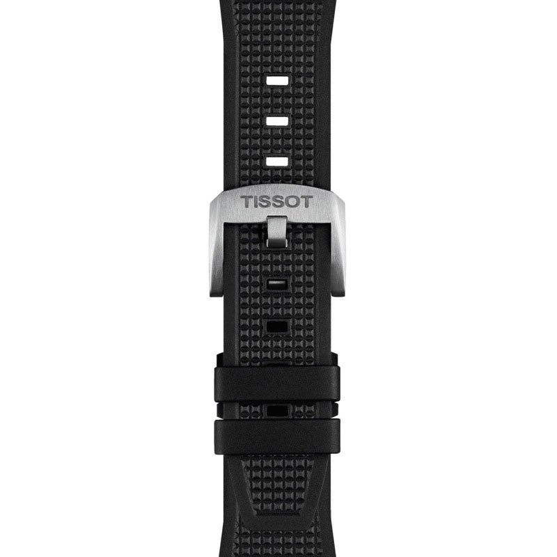 ティソ 腕時計 TISSOT PRX ピーアールエックスクォーツ ブルー文字盤 ラバーバンド T1374101704100 国内正規品