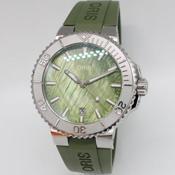 オリス ORIS 腕時計 アクイスデイト ニューヨークハーバー リミテッドエディション限定品 41.5mm 自動巻き Ref.73377664187-Set 国内正規品
