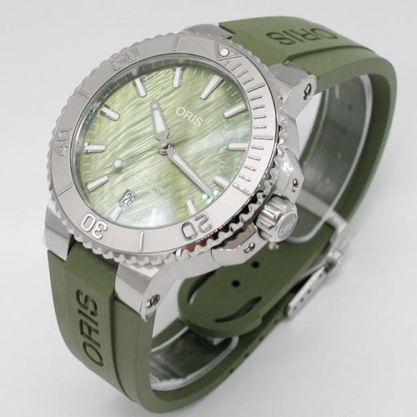 オリス ORIS 腕時計 アクイスデイト ニューヨークハーバー リミテッドエディション限定品 41.5mm 自動巻き Ref.73377664187-Set 国内正規品