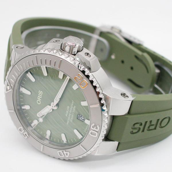 オリス ORIS 腕時計 アクイスデイト ニューヨークハーバー リミテッドエディション限定品  41.5mm 自動巻き Ref.73377664187-Set 国内正規品