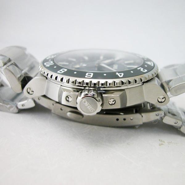 オリス 腕時計 ORIS アクイスGMTデイトダイバーズ 自動巻き Ref: 798 7754 4135-07PEB 国内正規品