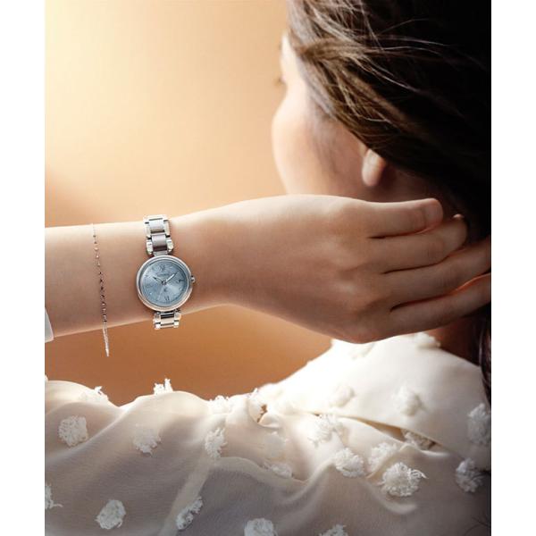 シチズン 腕時計 クロスシー CITIZEN mizu collection エコドライブ電波 Titania Happy Flight ES9460-53L レディース