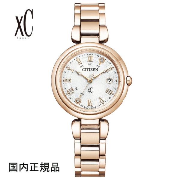 シチズン 腕時計 クロスシー CITIZEN mizu collection エコドライブ電波 Titania Happy Flight サクラピンク限定 ES9464-52B レディース