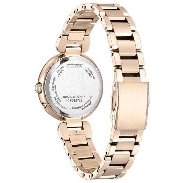 シチズン 腕時計 クロスシー CITIZEN mizu collection エコドライブ電波 Titania Happy Flight サクラピンク限定 ES9464-52B レディース