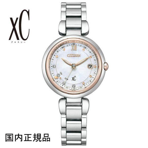 シチズン 腕時計 クロスシー CITIZEN エコドライブ電波 Floret Diamond model Titania Happy Flight ES9466-65W レディース
