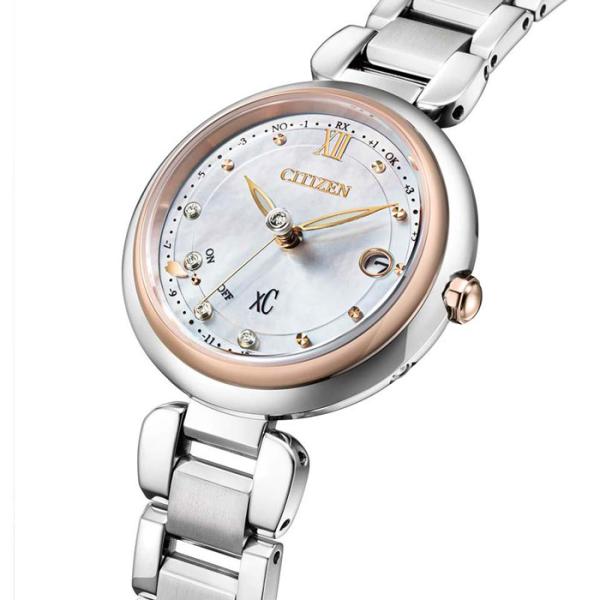 シチズン 腕時計 クロスシー CITIZEN エコドライブ電波 Floret Diamond model Titania Happy Flight ES9466-65W レディース