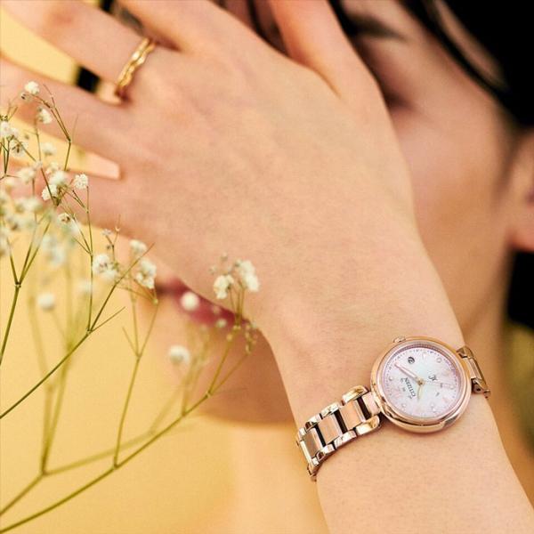シチズン 腕時計 クロスシー CITIZEN SAKURA Limited Model限定モデル エコドライブ電波 Titania Happy Flight ES9467-62W レディース