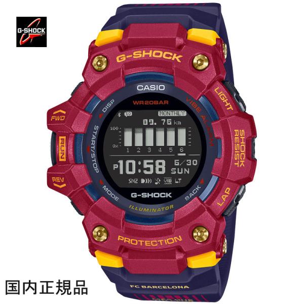 G-SHOCK ジーショック 腕時計デジタル G-SQUAD FCバルセロナ Matchdayコラボ モバイルリンク GBD-100BAR- –  宝飾品・時計の太陽堂