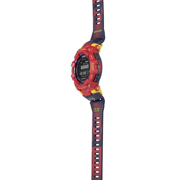 G-SHOCK ジーショック 腕時計デジタル G-SQUAD FCバルセロナ Matchdayコラボ モバイルリンク GBD-100BAR-4JR メンズウォッチ 国内正規品