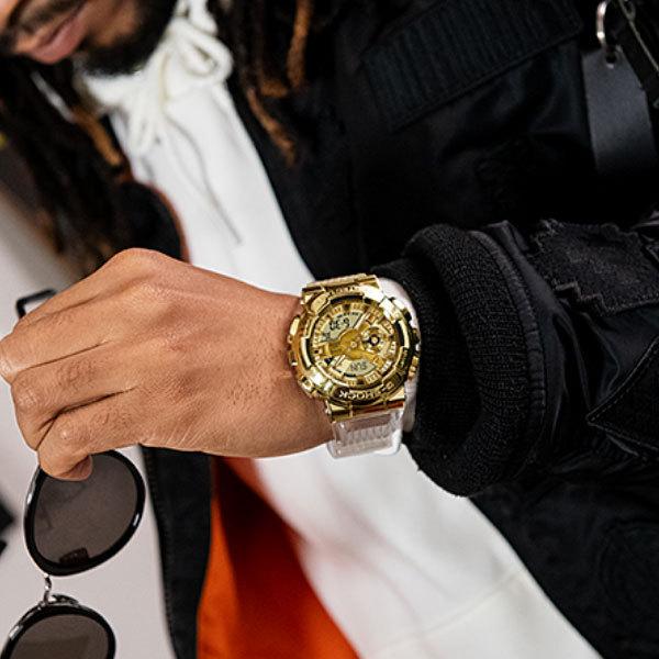 G-SHOCK ジーショック 腕時計 メタルカバードデジアナ GM-110SG-9AJF メンズウォッチ 国内正規品