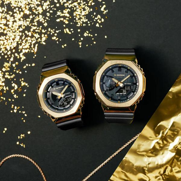 G-SHOCK ジーショック 腕時計 デジタルアナログコンビ ゴールドメタル GM-2100G-1A9JF メンズ 国内正規品