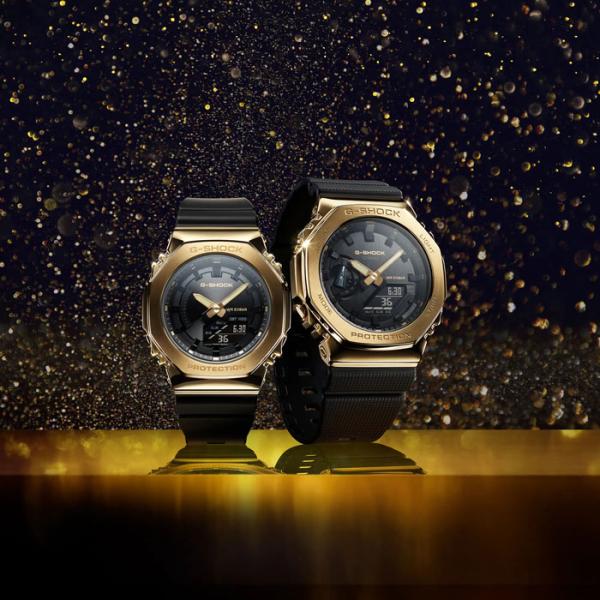 G-SHOCK ジーショック 腕時計 デジタルアナログコンビ ゴールドメタル GM-2100G-1A9JF メンズ 国内正規品
