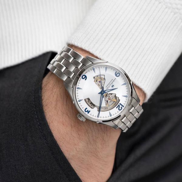 ハミルトン 腕時計 HAMILTON Open Heart Auto ジャズマスターオープンハート42mm 自動巻 H32705152 国内正規品 メンズ