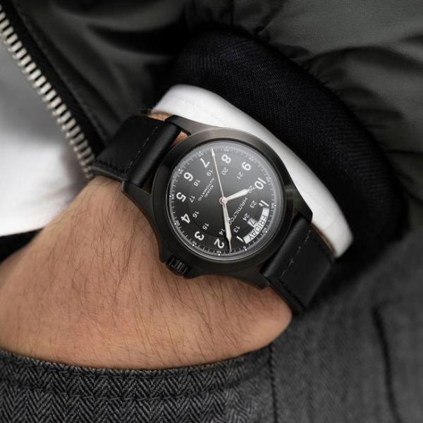 ハミルトン 腕時計 カーキ フィールドキング HAMILTON オートデイデイト 40mm H64465733 国内正規品