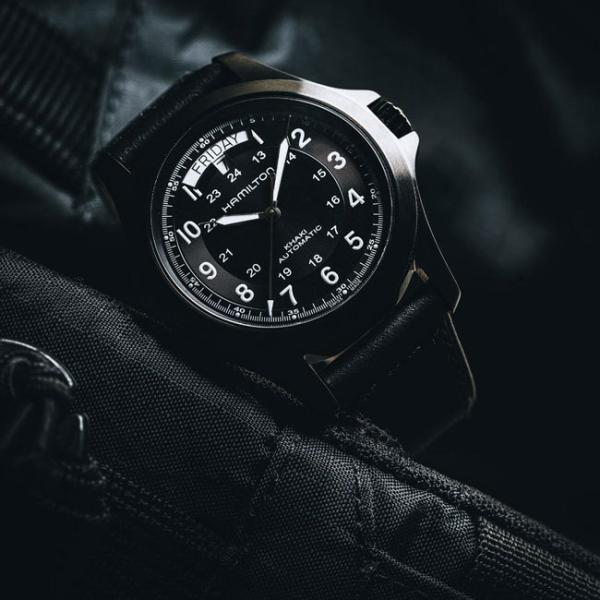 ハミルトン 腕時計 カーキ フィールドキング HAMILTON オートデイデイト 40mm H64465733 国内正規品