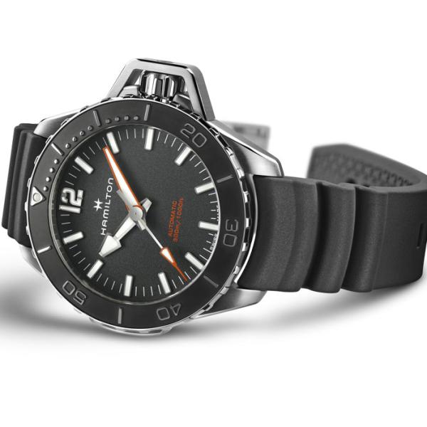 ハミルトン 腕時計 HAMILTON カーキネイビーオープンウォーターオート 46mm 自動巻 H77825330 国内正規品メンズ