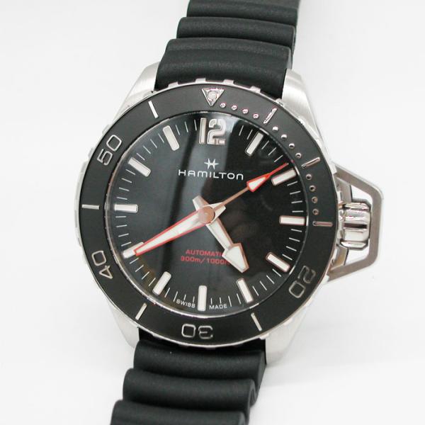 ハミルトン 腕時計 HAMILTON カーキネイビーオープンウォーターオート 46mm 自動巻 H77825330 国内正規品メンズ