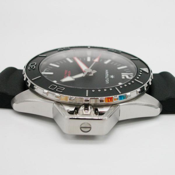 ハミルトン 腕時計 HAMILTON カーキネイビーオープンウォーターオート 46mm 自動巻 H77825330 国内正規品メンズ