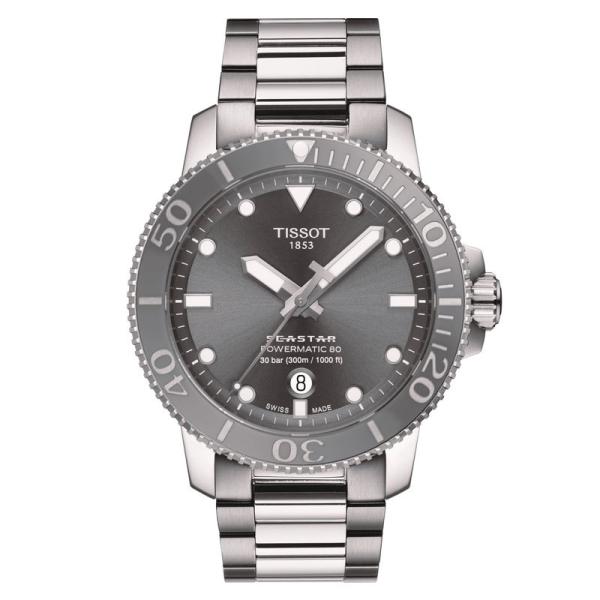 ティソ 腕時計 TISSOT SEASTAR シースター 1000 パワーマチック80 自動巻 T1204071108101 メンズ 国内正規品