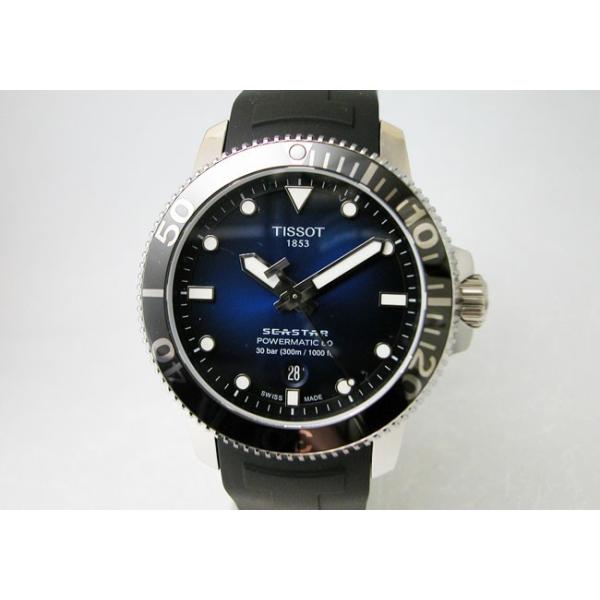 TISSOT ティソ 腕時計 SEASTAR シースター 1000 AUTOMATIC 自動巻き ブルーダイヤル T1204071704100 メンズ 国内正規品
