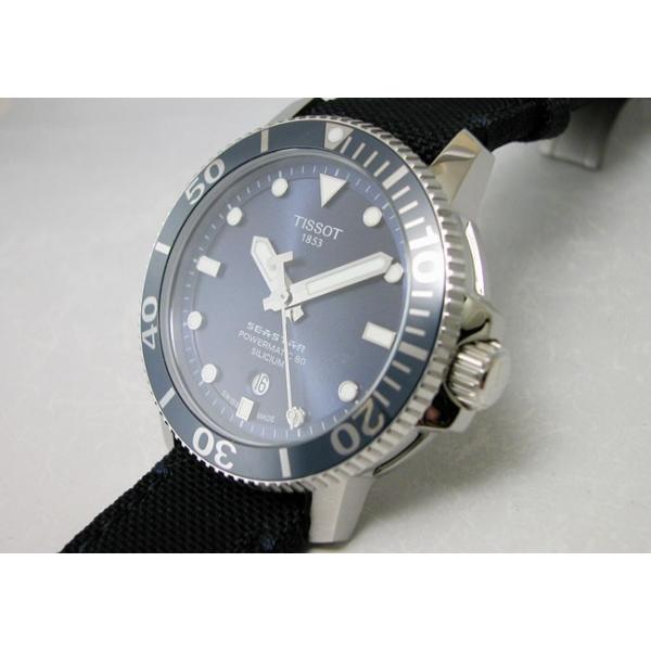 TISSOT ティソ 腕時計 SEASTAR シースター 1000 AUTOMATIC 自動巻き シリシウム T1204071704101 メンズ 国内正規品