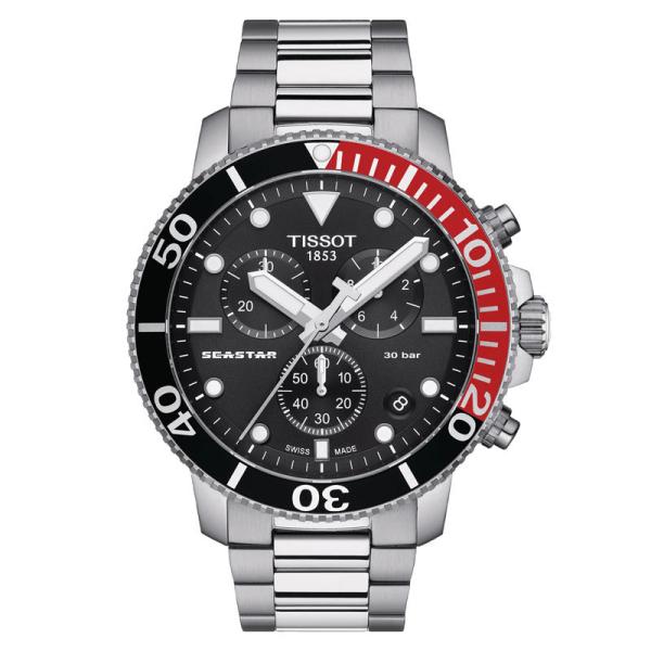 ティソ 腕時計 TISSOT SEASTAR シースター 1000 クォーツ クロノグラフ T1204171105101 メンズ 国内正規品