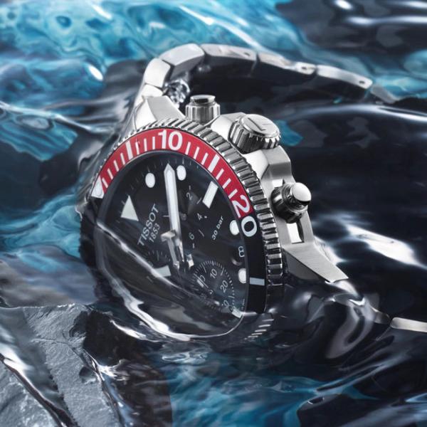 ティソ 腕時計 TISSOT SEASTAR シースター 1000 クォーツ クロノグラフ T1204171105101 メンズ 国内正規品
