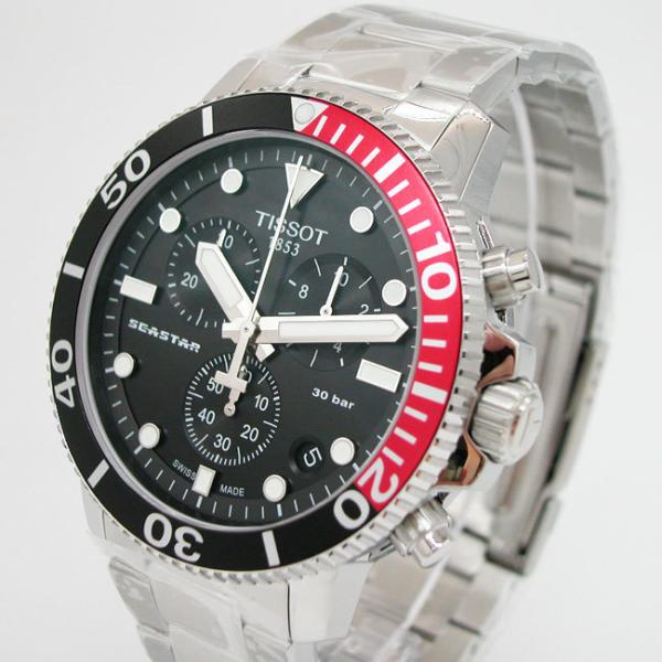 ティソ 腕時計 TISSOT SEASTAR シースター 1000 クォーツ クロノグラフ T1204171105101 メンズ 国内正規品