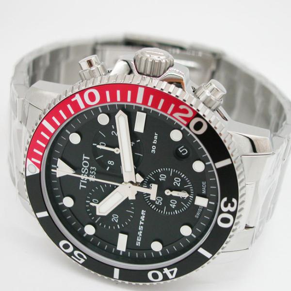 ティソ 腕時計 TISSOT SEASTAR シースター 1000 クォーツ クロノグラフ T1204171105101 メンズ 国内正規品