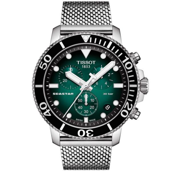 ティソ シースター1000クロノグラフ メンズ腕時計